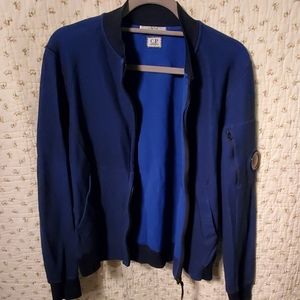 C.P. Company Jackets & Coats | Cp Company Blue Bomber Jacket Full Zip